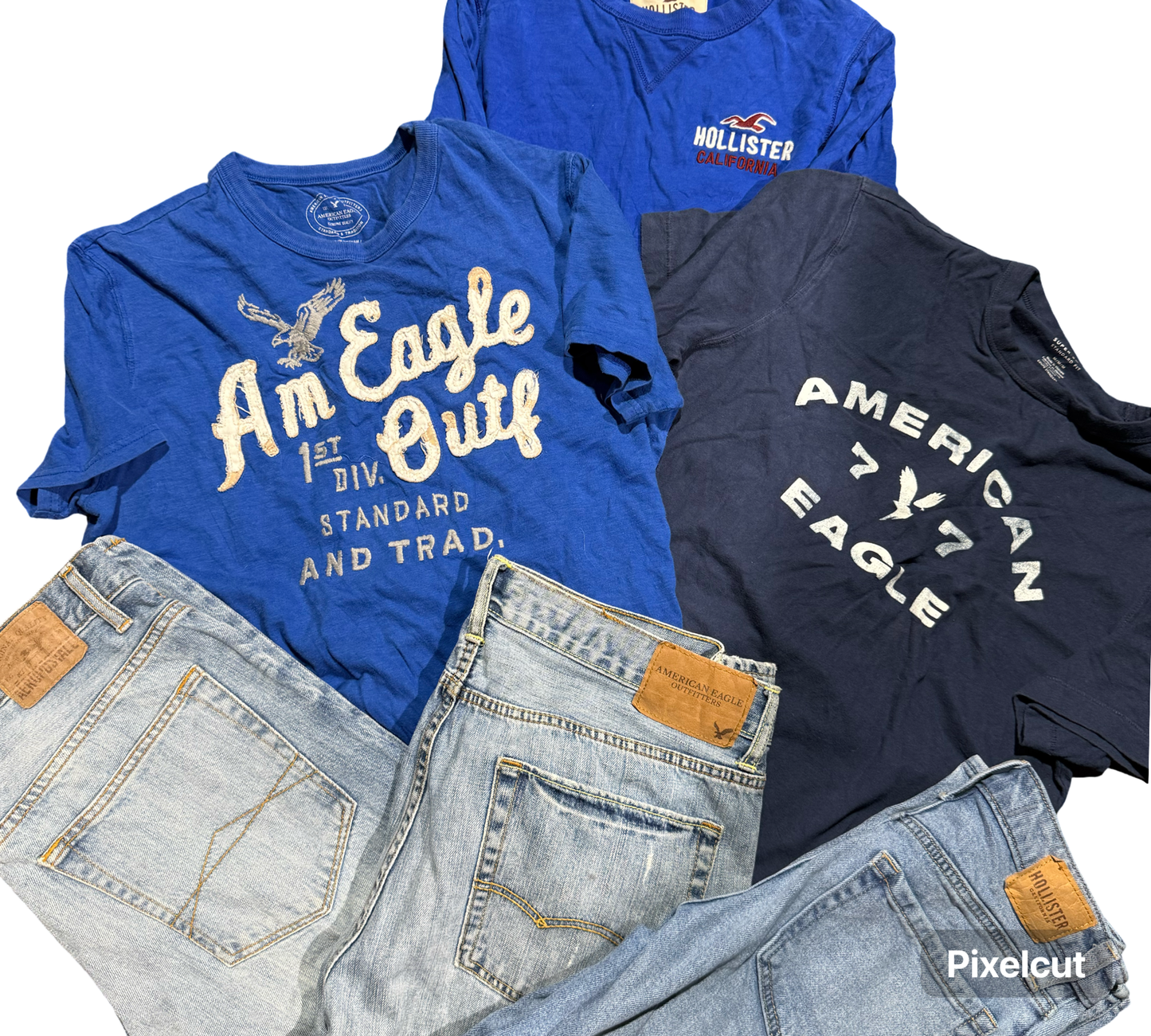 American Eagle, Hollister, A&F, Aeropostale 100lbs bale