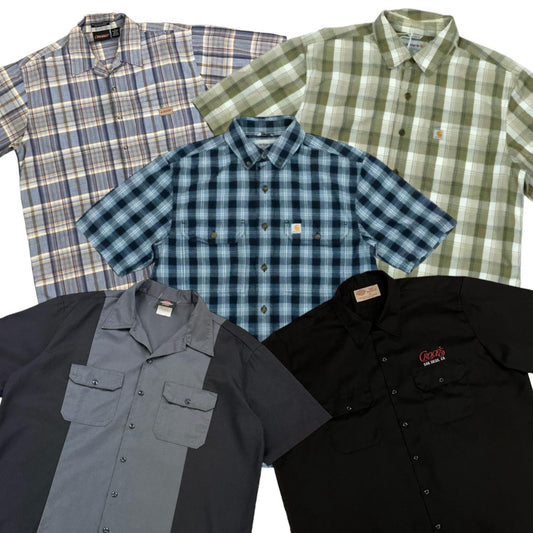 Carhartt & Dickies worker shirts - Vintage Brothers Wholesale USA