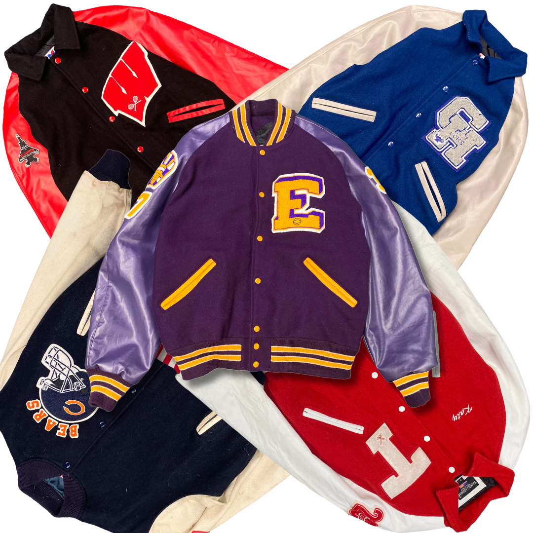 Wool & leather varsity jackets - Vintage Brothers Wholesale USA