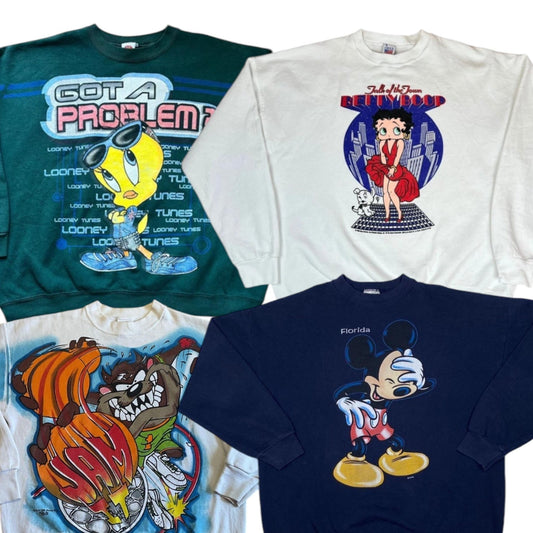 Disney & Cartoon sweatshirts - Vintage Brothers Wholesale USA