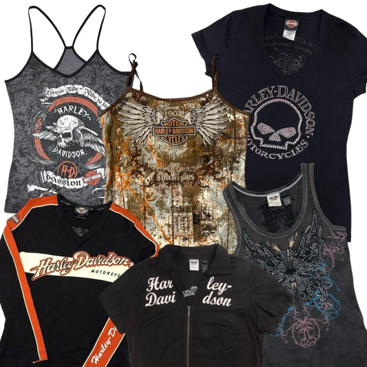 Women’s Y2K Harley Davidson T-shirts - Vintage Brothers Wholesale USA