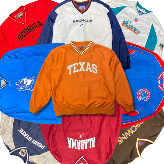 Pro sport nylon pullover jackets - Vintage Brothers Wholesale USA