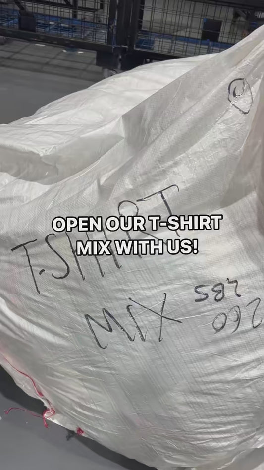 T-shirt mix 100 pound bale